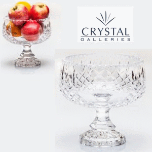 L425 Lead Crystal Footed Bowl